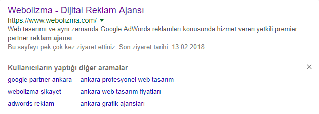 Google Aramalarında Yeni Bir Özellik!