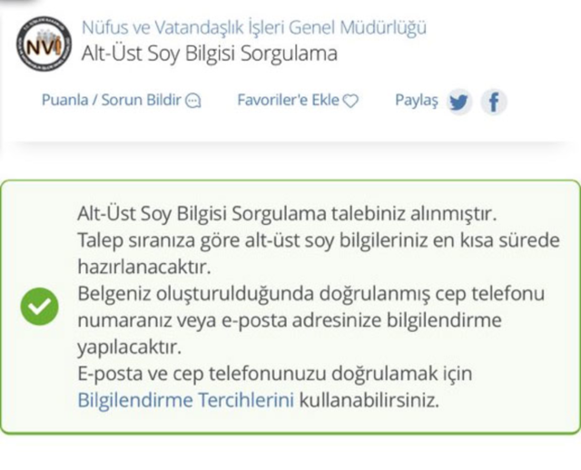 Google'da En Çok Aranan Soy Ağacı E-Devlet