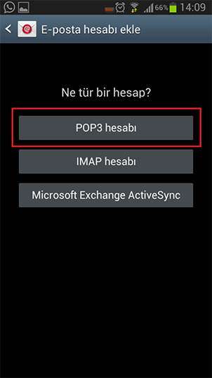 iOS ve Android İçin POP3 Mail Kurulumu