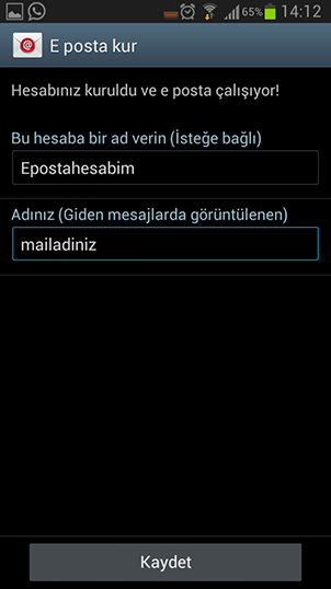 iOS ve Android İçin POP3 Mail Kurulumu