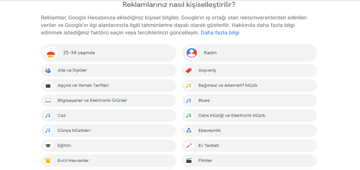 Reklam İlgili Alanları Nasıl Belirleniyor?